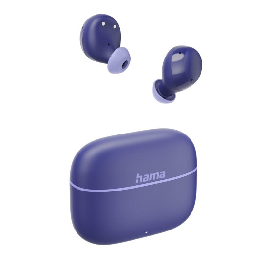 Hama “Freedom Buddy II” Bluetooth® Headphones, TWS, Earbuds, Voice Control, purple