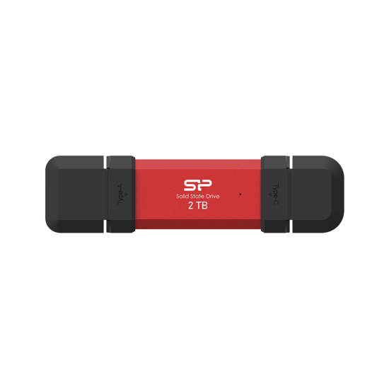 Външен SSD Silicon Power DS72 Red - 2TB