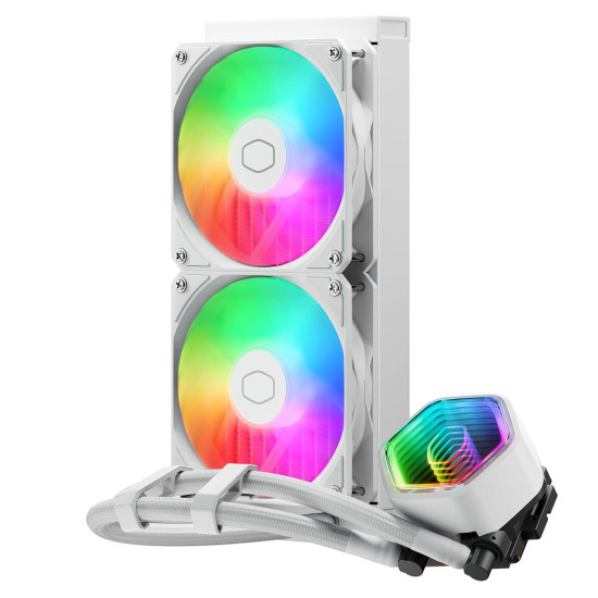 CPU AIO Cooler Master Master Liquid 240 Core II ARGB White Edition