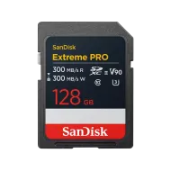 SanDisk Карта памет Extreme Pro SDXC 128GB 300MB/s & 300Mb/s Class 10 V90 UHS-II