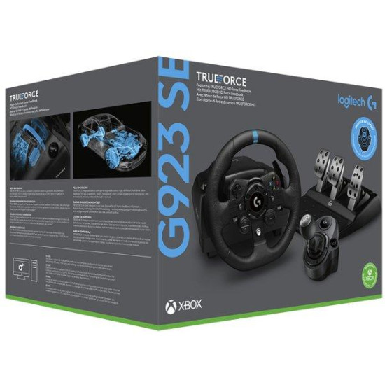 Волан LOGITECH G923 SE + LOGITECH скоростен лост за XBOX/PC