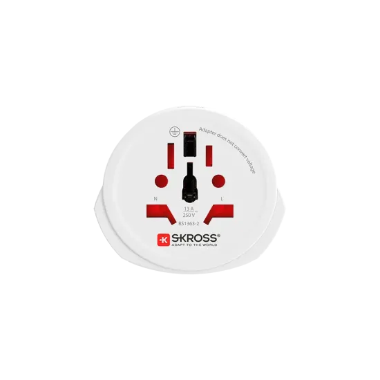 Skross adapter 220V UK/US/World to EU