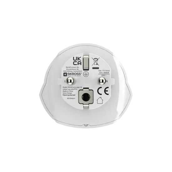 Skross adapter 220V UK/US/World to EU