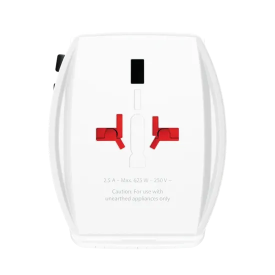 Skross универсален адаптер 220V , 30W, бял