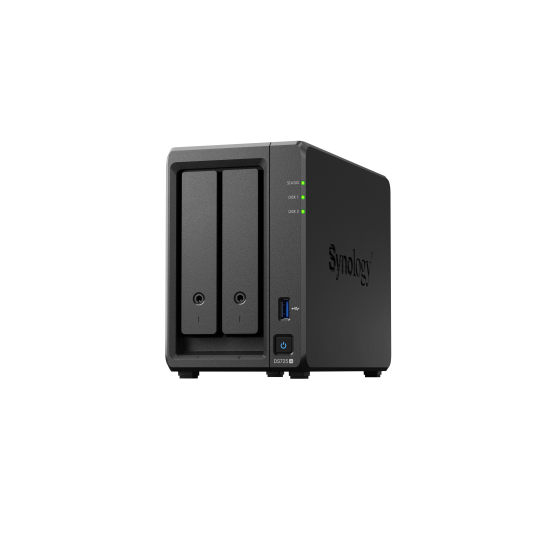 Мрежов сторидж NAS Synology DS725+, за 2 диска 3.5