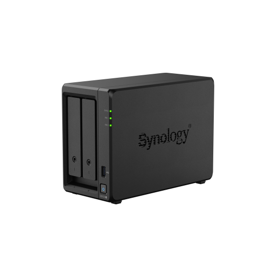 Мрежов сторидж NAS Synology DS725+, за 2 диска 3.5