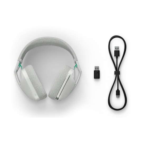 Геймърски безжични слушалки Logitech G321 Lightspeed, Микрофон, Бели