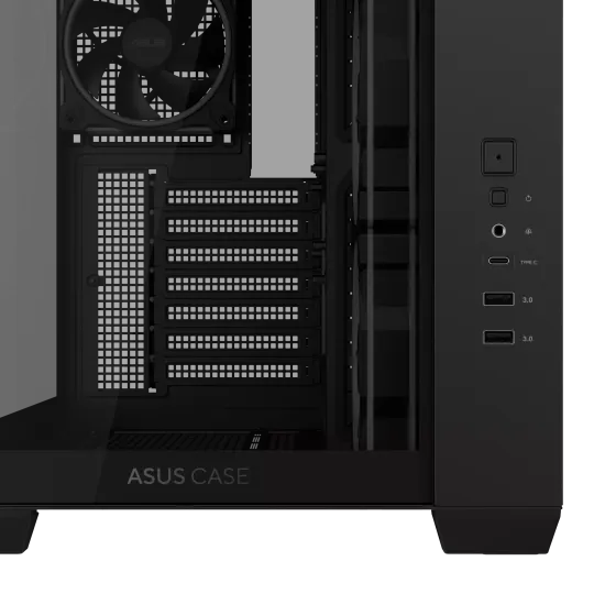 Case ASUS A32 PLUS Tempered Glass + 4 ARGB Fans - Black
