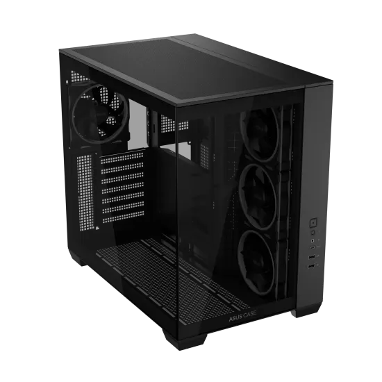 Case ASUS A32 PLUS Tempered Glass + 4 ARGB Fans - Black