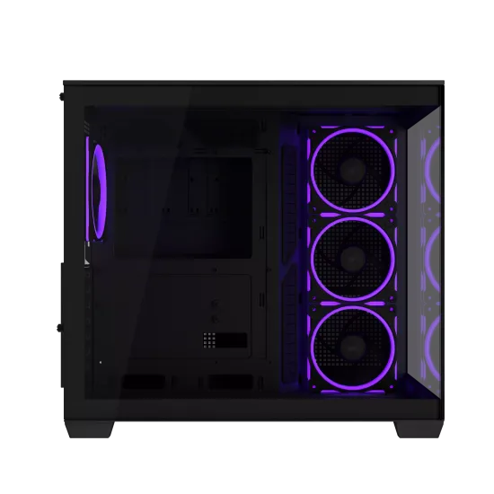 Case ASUS A32 PLUS Tempered Glass + 4 ARGB Fans - Black