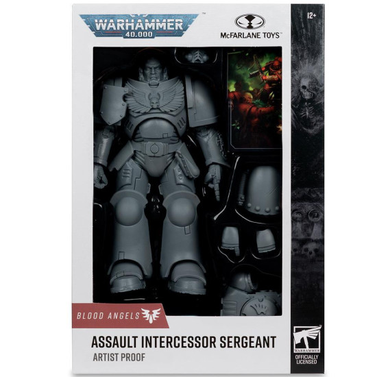 Фигурка Warhammer 40,000 Assault Intercessor Sergeant (Blood Angel) Artist Proof 7in Figure McFarlane