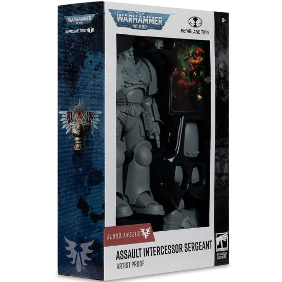 Фигурка Warhammer 40,000 Assault Intercessor Sergeant (Blood Angel) Artist Proof 7in Figure McFarlane