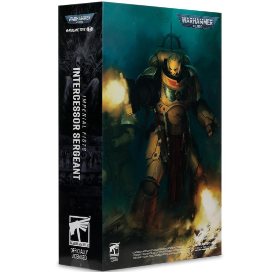 Warhammer 40,000 Intercessor Sergeant (Imperial Fist) Gold Label 7in Figure McFarlane