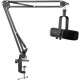 Microphone Adjustable Boom Arm FIFINE AM8T Dynamic RGB - Black