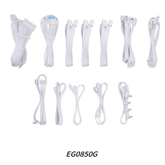 Захранващ блок Lian Li EDGE EGO850 White 850W 80+ Gold PCIe 5.1, ATX 3.1