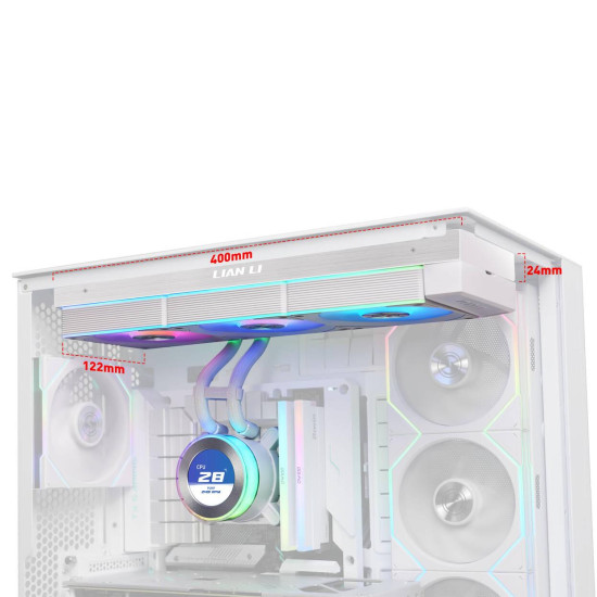 CPU Cooler Lian Li HydroShift II LCD-C 360CL ARGB - White