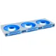 3Pack Fans Lian Li UNI FAN SL-INF Wireless ARGB PWM Reverse - 120 mm White + Controller