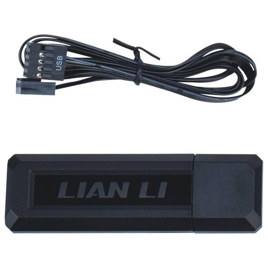 3Pack Fans Lian Li UNI FAN CL Wireless ARGB PWM Reverse - 120 mm Black + Controller