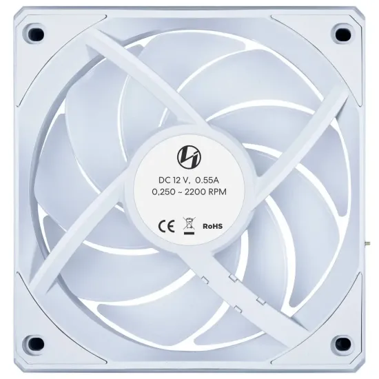 3Pack Fans Lian Li UNI FAN CL Wireless ARGB PWM - 120 mm White + Controller