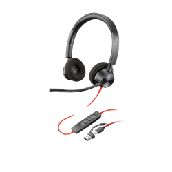 Headset HP Poly BW 3320 Stereo, USB-C+USB-C/A