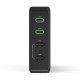 Hama 4-Port Charging Stn, Fast Charger, 2x USB-C, 2x USB-A, PD, 60 W, blk