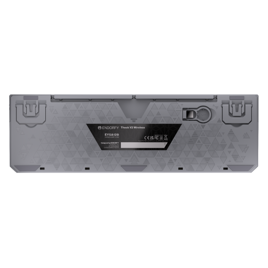 Endorfy механична клавиатура Thock Wireless V2 Full Size, PBT, Endorfy Yellow switch, US Layout