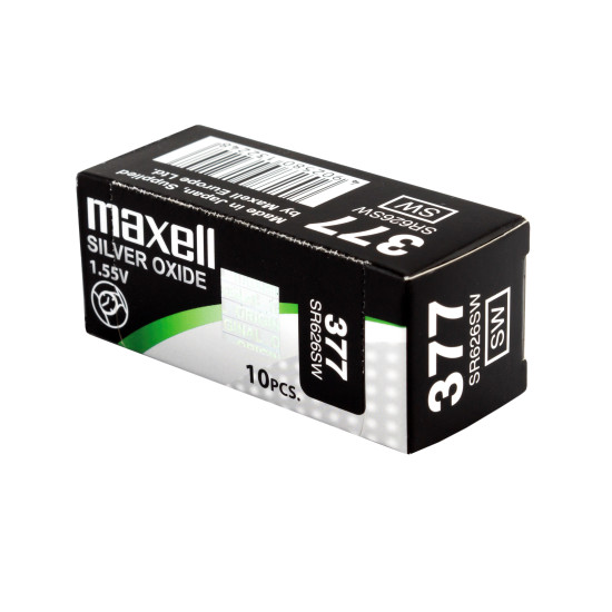 Button battery  MAXELL SR626 Silver SW / AG4 / 377 / 1.55V