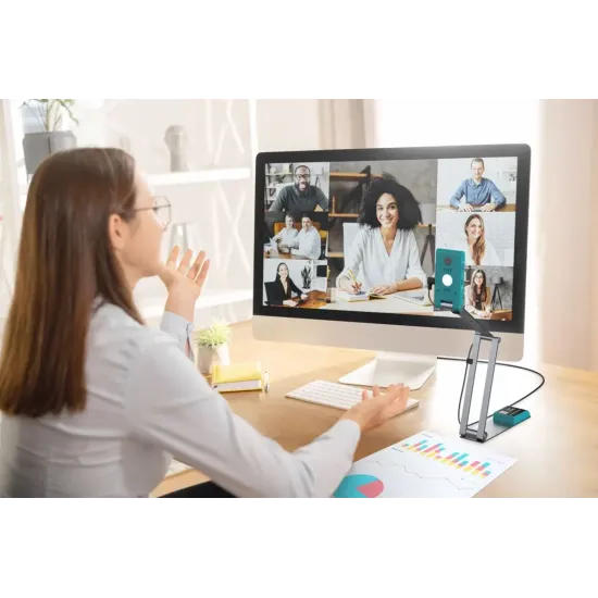 Документна камера с преносим скенер-визуализатор IRIScan VISUALIZER 7 Dislexic , 4K, USB-C