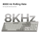 Mechanical Keyboard Keychron C2 Pro 8K QMK - Super Red Switch, Full Size