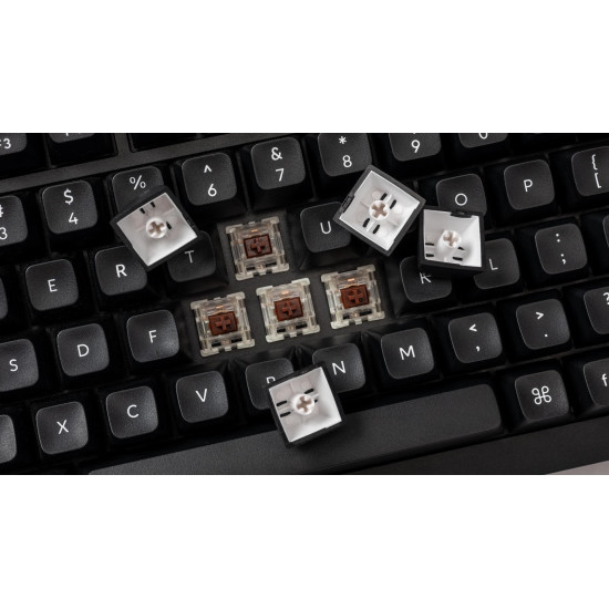 Капачки за механична клавиатура Keychron Double Shot KSA PBT Keycap Full Keycap Set 137 Keycaps - Black