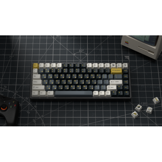 Капачки за механична клавиатура Keychron Cherry Profile Dye-Sub PBT Full Keycap Set - Retro Garage