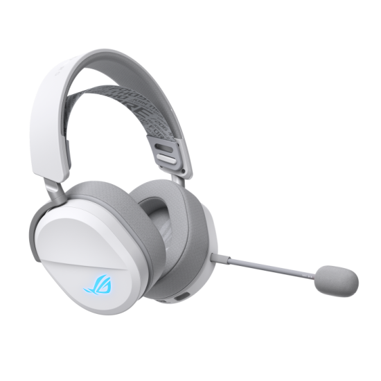 Gaming Wireless Headphones ASUS ROG Pelta White - USB-C, Aura Sync RGB