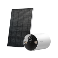 TP LINK C410-kit включва:  IP Camera tapo C410 + tapo A201 соларен панел