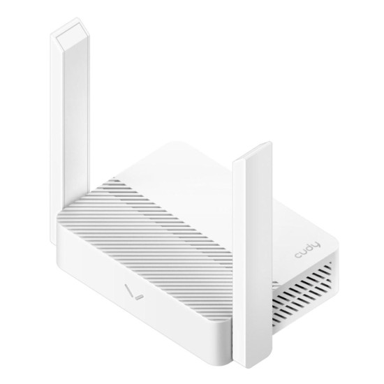 Wireless router Cudy WR300 N300 802.11b/g/n, 300Mbps/ 2.4GHz, 4 x 10/100Mbp, 2 x 5dBi fixed antennas