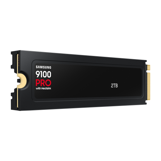 SSD SAMSUNG 9100 PRO 2TB, PCIe 5.0 NVMe M.2 Type 2280 Heatsink
