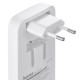Hama Fast Charger, 2x USB-C, 1x USB-A, Flat Mini Charger, PD, 65 W, wht
