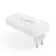 Hama Fast Charger, 2x USB-C, 1x USB-A, Flat Mini Charger, PD, 65 W, wht