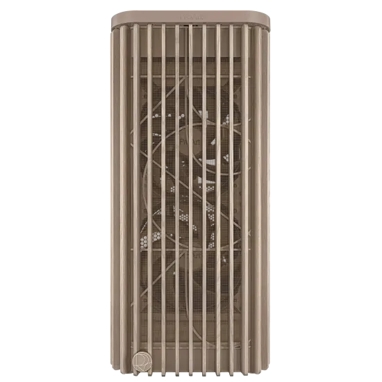 Case ASUS ProArt PA401 Wood Edition Beige - Mesh Panel