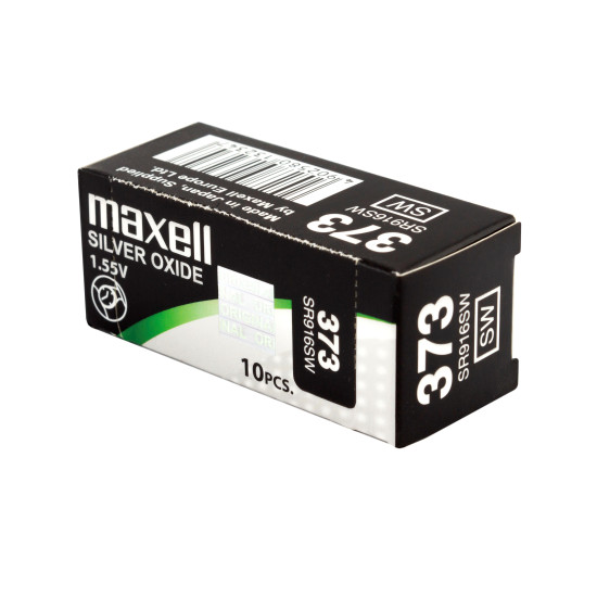 Button Battery Silver MAXELL SR916 SW /373/1.55V