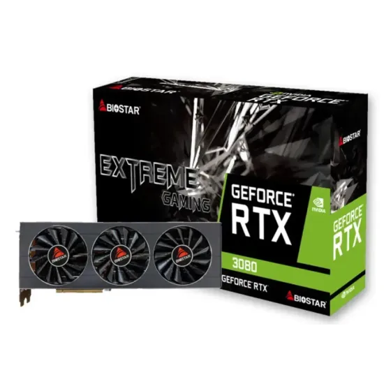 Видео карта BIOSTAR GeForce RTX 3080 10GB GDDR6