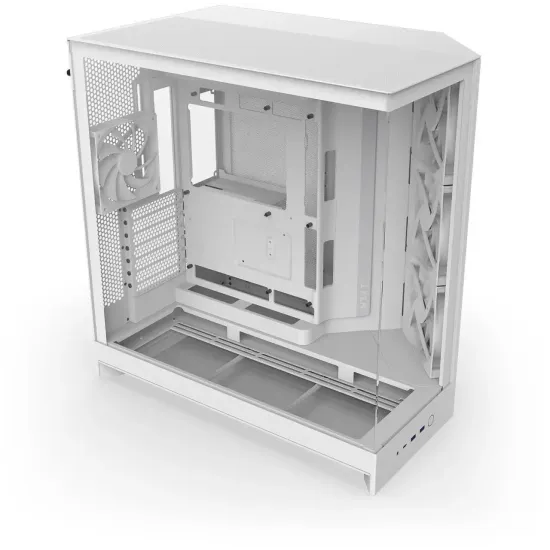 Case NZXT H9 Flow Dual-Chamber - White