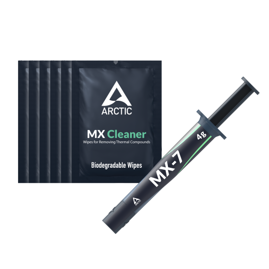 Thermal paste ARCTIC MX-7 + MX Cleaner, 4g, Gray