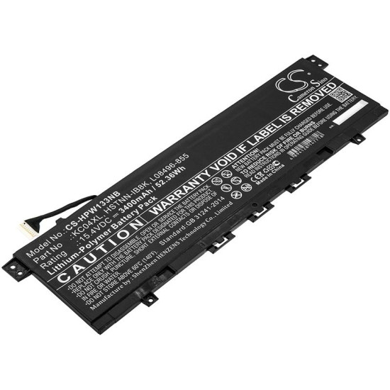 Laptop Battery for  HP ENVY 13-AH0000 HSTNN-IB8K TPN-W133 LIPo 15.4V 3400mAh Cameron Sino
