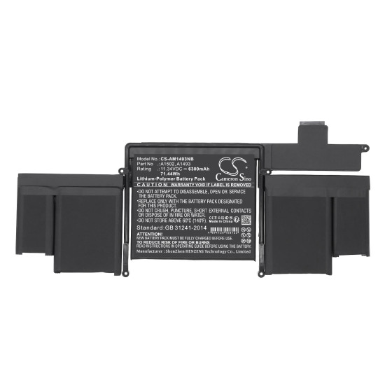 Laptop Battery for  Apple MacBook Pro 