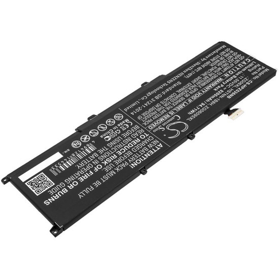 Laptop Battery for HP ZBook Studio G5, ZBook Studio X360 G5 5CN15PA, HSTNN-1B8H  LiIon 11,55V 8200mAh CAMERON SINO