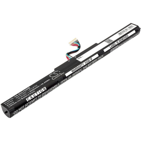 Laptop Battery  ASUS GL752JW, VivoBook Pro N552VW-FI035T, VivoBook Pro N752VX-GC084T, A41N1501 LiIon 15V 2600mAh CAMERON SINO