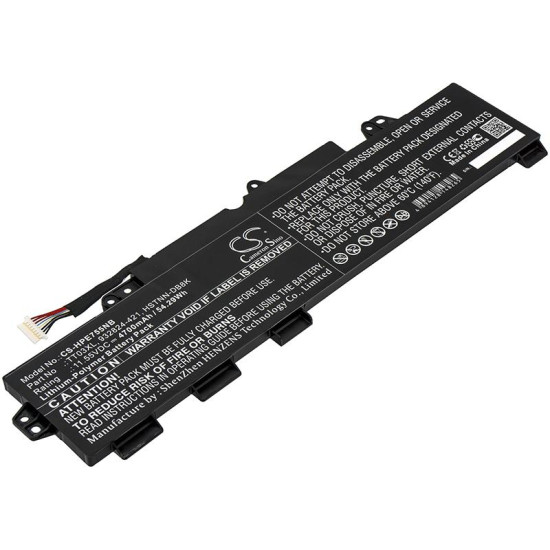 Laptop Battery for HP EliteBook 755 G5, EliteBook 850 G5, ZBook 15U G5, TT03XL LiPo 11.55V 4700mAh CAMERON SINO