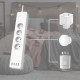 Hama Smart WLAN Power Strip, 4-Way, Indiv. Switchable, Overload Prot., 4x USB