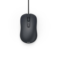 Hama “CM-200” USB Mouse, Optical, 4 Buttons, W/O Click Noise, w. Cable, black
