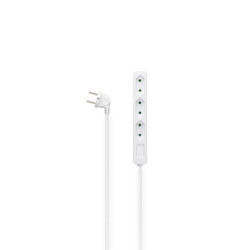 Hama Power Strip, 3-Way, 2.5 m, white
